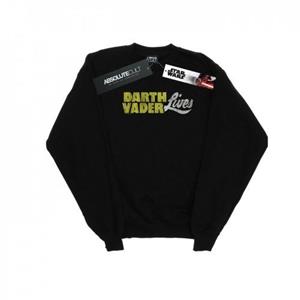 Star Wars Heren Darth Vader Lives Logo Sweatshirt L zwart