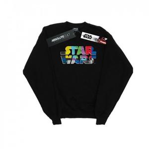 Star Wars heren testkaartlogo sweatshirt M wit