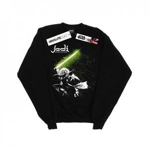 Star Wars Heren Yoda Jedi Master Sweatshirt L zwart