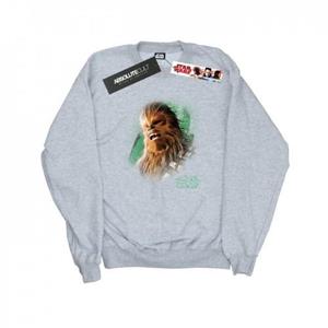 Star Wars Mens The Last Jedi Chewbacca Brushed Sweatshirt L grijs