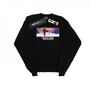 Star Wars Heren The Mandalorian Landscape Sweatshirt M wit