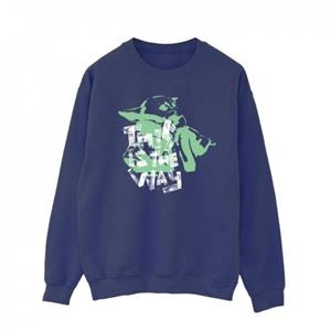 Star Wars Heren The Mandalorian Dit is de manier waarop Grogu Sweatshirt L wit