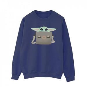 Star Wars Heren The Mandalorian Grogu Bagage-sweatshirt L wit