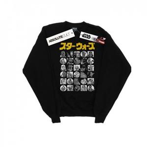 Star Wars Mens Japanese Character Thumbnail Sweatshirt M wit