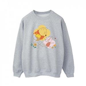 Disney Heren Winnie de Poeh Knorretje Sweatshirt XXL wit