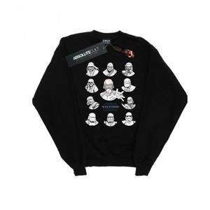 Star Wars: The Rise of Skywalker Heren First Order Character Line Up Mono Sweatshirt M wit