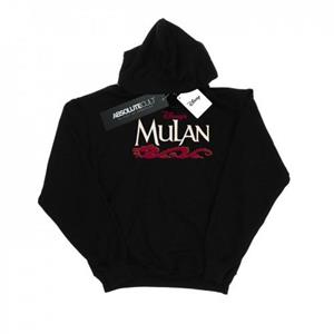 Disney heren Mulan Script-hoodie L zwart
