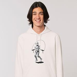 Le Roi du Tshirt Herensweater met capuchon - STORMTROOPER SKIPPING XS