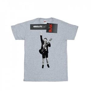 AC/DC Angus Young uitgesneden T-shirt voor jongens 12-13 wit