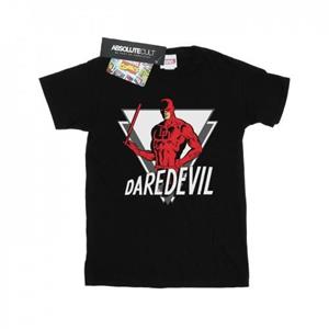 Marvel Boys Daredevil driehoekig T-shirt 12-13 zwart