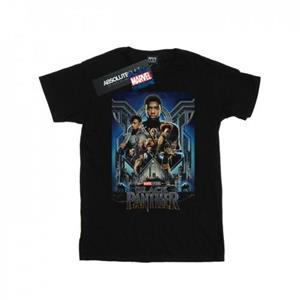 Pertemba FR - Apparel Marvel Studios Black Panther-poster-T-shirt voor jongens 12-13 zwart