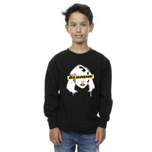 Blondie Boys Face Graffiti-sweatshirt 12-13 zwart
