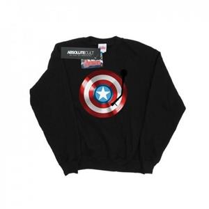 Marvel Boys Captain America draaitafelsweater 12-13 grijs