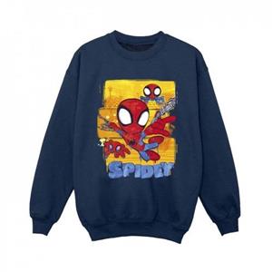 Marvel Boys Spidey en zijn geweldige vrienden vliegend sweatshirt 5-6 Years wit