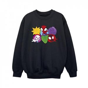 Marvel Boys Spidey en zijn geweldige vrienden gezichten sweatshirt 5-6 Years wit