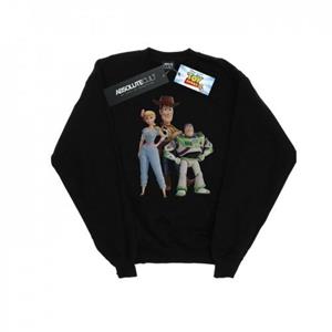 Disney jongens Toy Story 4 Woody Buzz en Bo Peep sweatshirt 12-13 wit