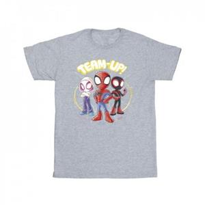 Marvel Girls Spidey en zijn geweldige vrienden schetsen katoenen T-shirt 5-6 Years wit