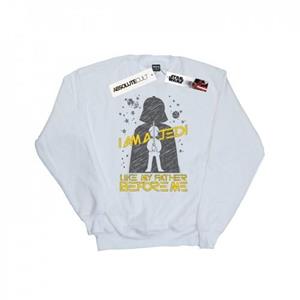 Star Wars Heren Jedi zoals mijn vader Sweatshirt L wit