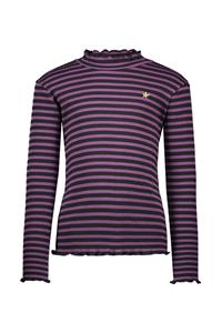 likeflo-collectie Like Flo-collectie Longsleeve rib Eef (stripe lavendel/grey)