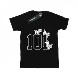 Disney jongens 101 Dalmatiërs 101 honden T-shirt 12-13 zwart