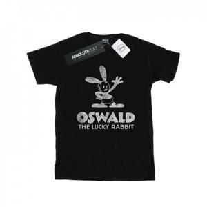 Disney jongens T-shirt met Oswald-logo 12-13 zwart