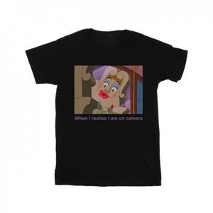 Disney jongens schoonheid en het beest Madame De La Grande Bouche T-shirt 12-13 zwart