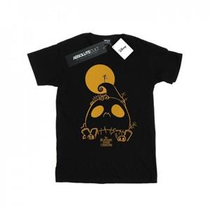 Disney Boys Nightmare Before Christmas Jack Skellington begraafplaats T-shirt 12-13 zwart