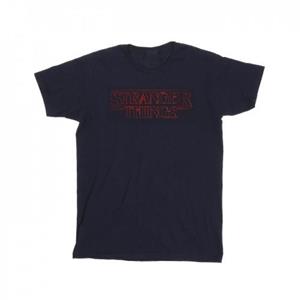 Pertemba FR - Apparel Netflix Boys Stranger Things Glow-logo T-shirt 12-13 zwart