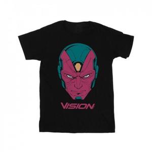 Marvel Boys Avengers Vision Head T-shirt 12-13 marineblauwe kleur