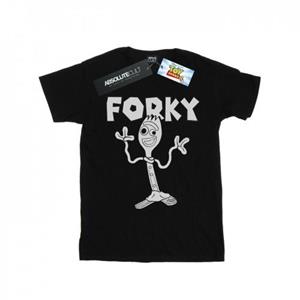 Disney jongens Toy Story 4 Forky T-shirt 12-13 wit
