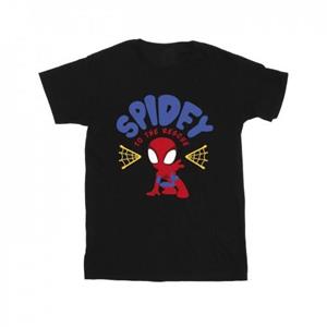 Marvel Boys Spidey en zijn geweldige vrienden redden T-shirt 12-13 wit