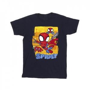 Marvel Boys Spidey en zijn geweldige vrienden vliegend T-shirt 5-6 Years wit