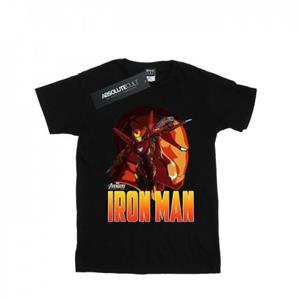 Marvel Boys Avengers Infinity War Iron Man karakter T-shirt 12-13 zwart