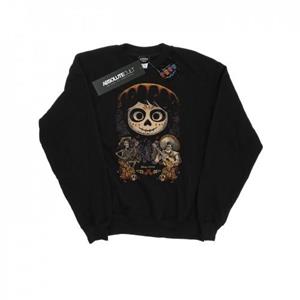 Disney Heren Coco Miguel Gezicht Poster Sweatshirt L zwart