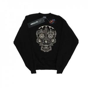 Disney Heren Coco Skull Mono Patroon Sweatshirt L zwart