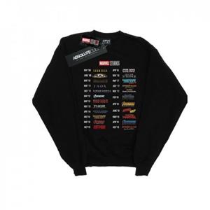 Pertemba FR - Apparel Marvel Studios Heren 10 jaar films sweatshirt L zwart