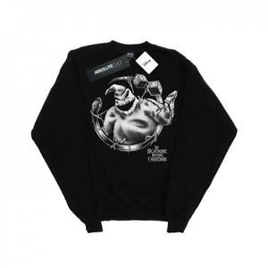 Disney Mens Nightmare Before Christmas Ooogie Boogie Mono Sweatshirt L zwart