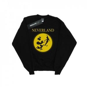 Disney Heren Peter Pan Moon Silhouetten Sweatshirt L zwart