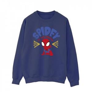 Marvel Mens Spidey en zijn geweldige vrienden reddingssweatshirt L wit