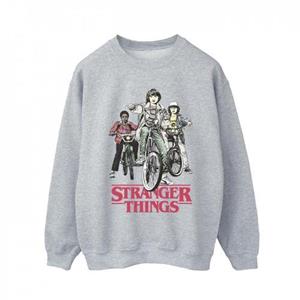 Pertemba FR - Apparel Netflix Heren Stranger Things Retro Bikers Sweatshirt XXL wit