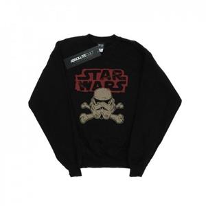 Star Wars Heren Stormtrooper Skull-logo sweatshirt L zwart