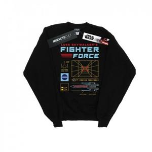 Star Wars Mens Luke Skywalker´s Fighter Force Sweatshirt L zwart