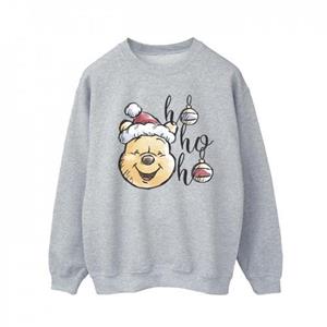 Disney Heren Winnie de Poeh Ho Ho Ho Kerstsnuisterijen Sweatshirt M wit