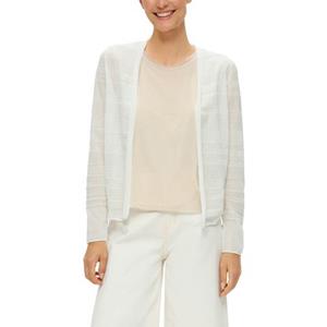s.Oliver Cardigan met patroonstructuur en zonder sluiting