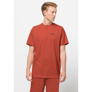 Jack Wolfskin Essential T-Shirt Men T-shirt van biologisch katoen Heren S intense rust intense ru