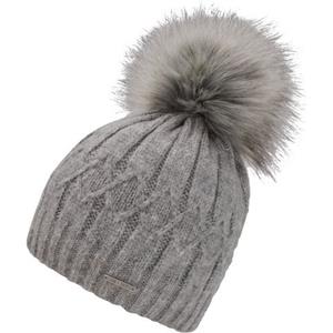 chillouts Pomponmuts Lorena Hat met afneembare faux-fur pompon