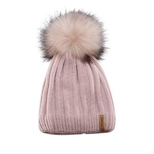 chillouts Pomponmuts Lorena Hat met afneembare faux-fur pompon