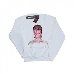 David Bowie meisjes mijn liefde voor jou Sweatshirt 12-13 wit