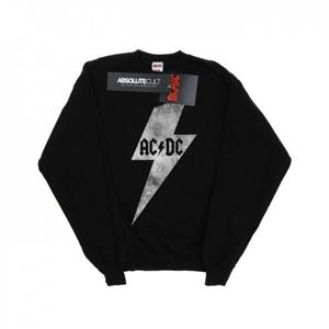 AC/DC Lightning Bolt-sweatshirt voor meisjes 12-13 zwart