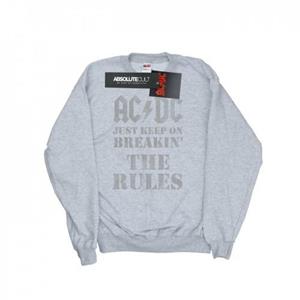 AC/DC-meisjes blijven gewoon de regels overtreden sweatshirt 12-13 grijs